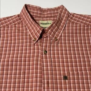 GANDER MOUNTAIN Men's XL Red Short Sleeve Shirt